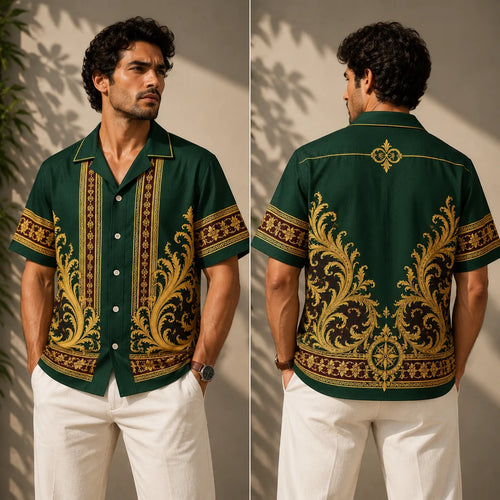 Baroque Print Shirt