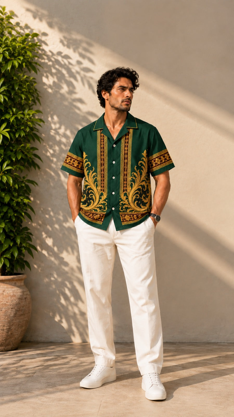 Baroque Print Shirt