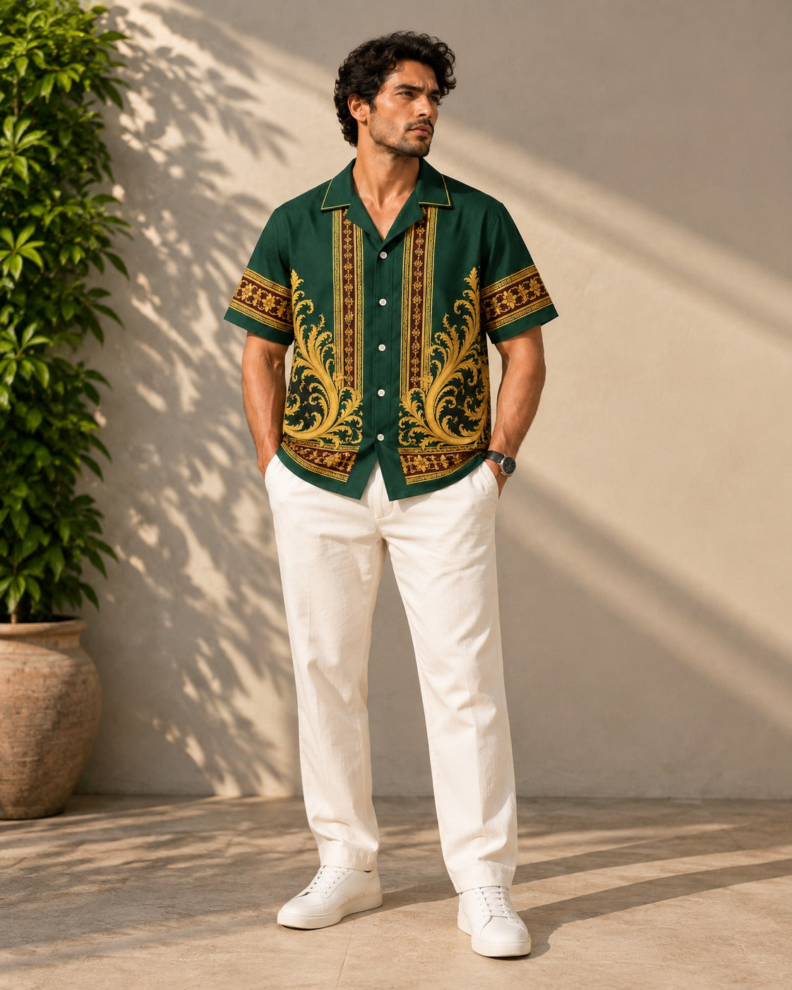 Baroque Print Shirt